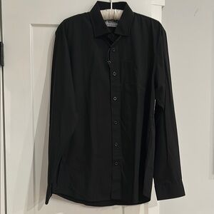 Men's Black Dress Shirt